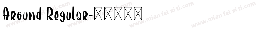Around Regular字体转换